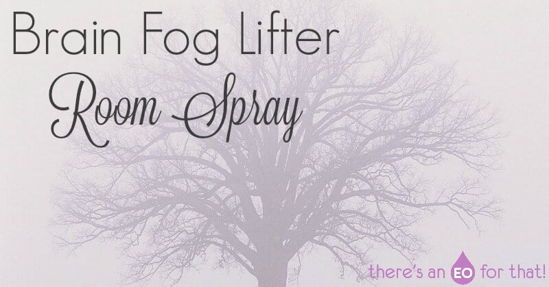 Brain Fog Lifter spray recipe for mental clarity.