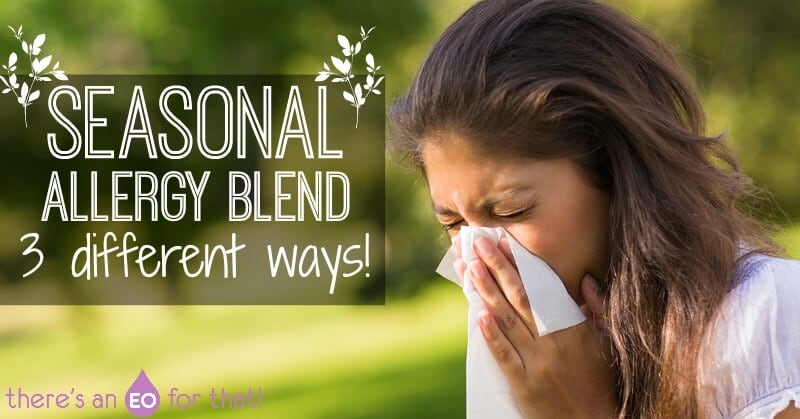 seasonal allergy blend using essential oils