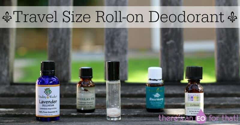 Learn how to make Travel Size Roll-on Deodorant recipe using all natural ingredients.