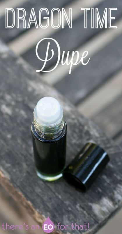 Dragon Time Essential Oil Dupe - Learn how to make your own version of this effective synergystic blend. The oils in Dragon Time help ease PMS, balance the mood and hormones, and relieve painful periods.