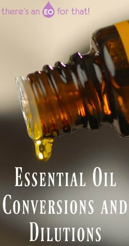 Essential Oil Conversions and Dilutions - Converting drams, milliliters, and ounces is easy when you have a simple list to follow. Don't miss out on my dilutions chart as well!