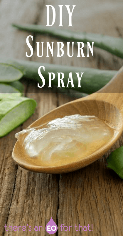 Learn how to make an effective DIY Sunburn Spray