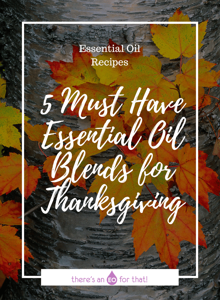 5 Must Have Essential Oil Blends for Thanksgiving - Learn how to make the BEST smelling essential oils blends for the holidays!