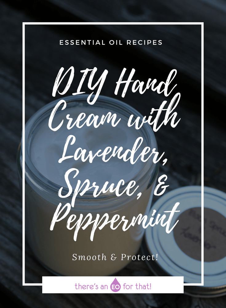 DIY Hand Cream with Lavender & Spruce - learn how to make an effective lightweight hand cream that soothes dry irritated skin.