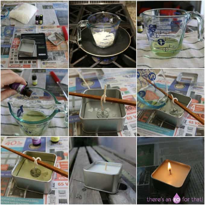 How to make scented soy candles