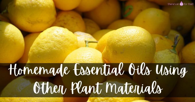 how to make essential oils at home - picture of fresh lemons