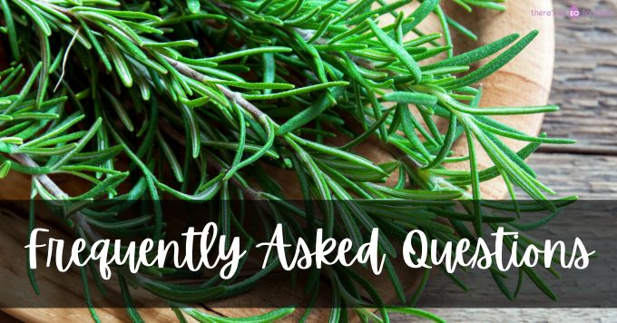 DIY essential oils - picture of fresh rosemary